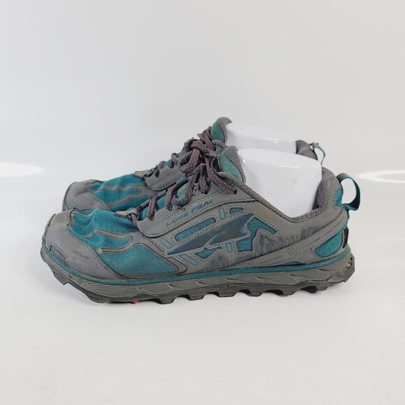 Altra Men\'s‎ Teal Gray Lone Peak 4 Trail Outdoor Athletic Running Shoes Size 8 main image 5